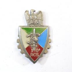 Insigne 10e RCS Régiment de Commandement et Soutien, Delsart dos guilloché G2580