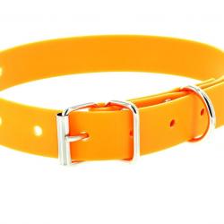 Collier PVC orange fluo