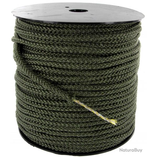 Corde tressée avec âme 6 mm