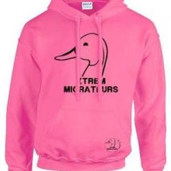 Sweat femme à capuche Xtrem Migrateurs rose-XS
