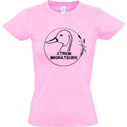 Tee shirt femme Xtrem Migrateurs rose