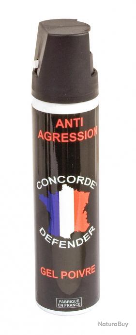 Concorde Defender gel poivre 75 ml - L'armurerie française