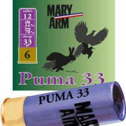 Cartouches Puma 33 cal 12 Mary Arm Plomb