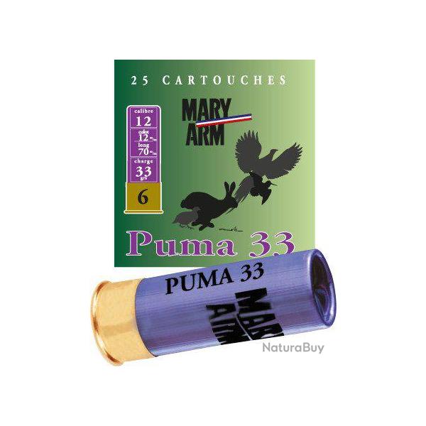 Cartouches Puma 33 cal 12 Mary Arm -Plomb 12