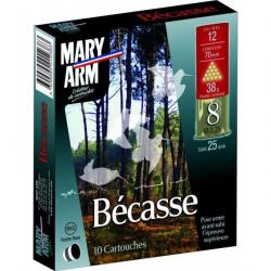 Cartouche BECASSE 38 cal 12 Mary Arm Plomb