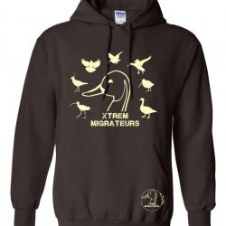 Sweat marron espèces gibiers XTREM MIGRATEURS-M
