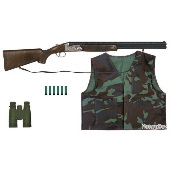 Coffret fusil et accessoires de chasse Hunter pour enfant