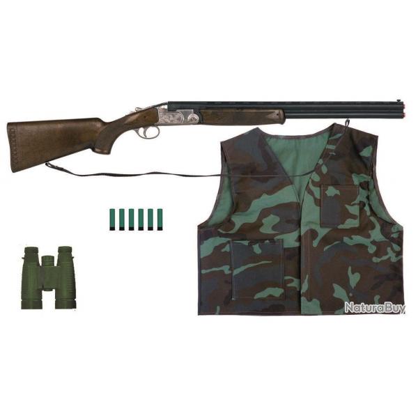Coffret fusil et accessoires de chasse Hunter pour enfant