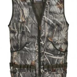 Gilet de chasse sans manches Palombe GhostCamo Wet Percussion