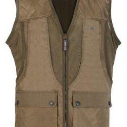 Gilet de chasse sans manches Grouse kaki Pro Hunt