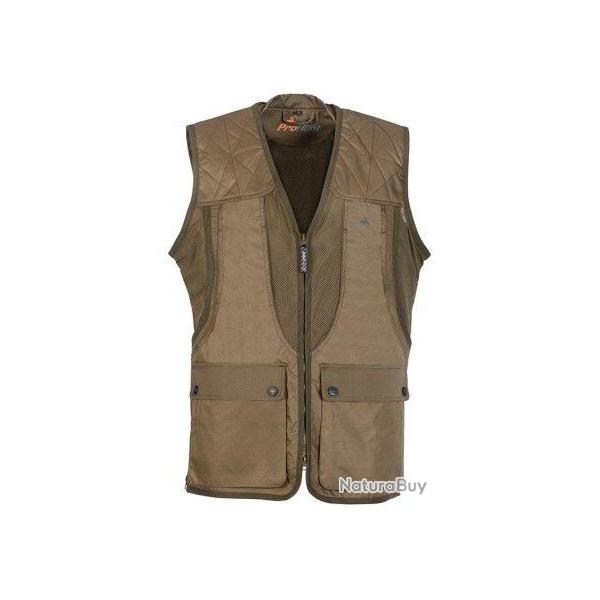 Gilet de chasse sans manches Grouse kaki Pro Hunt