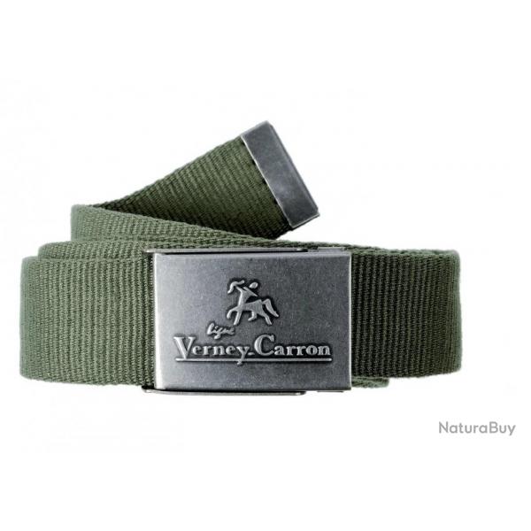 Ceinture en toile kaki 120 cm Halifax Verney Carron