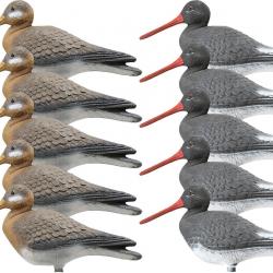 Pack 10 appelants barge et pie de mer