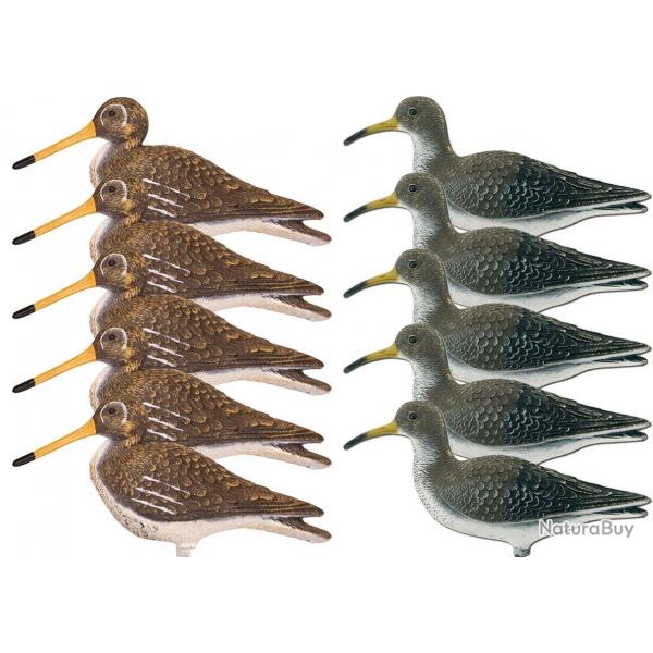 Pack 10 appelants bcassine magnum et chevalier combattant
