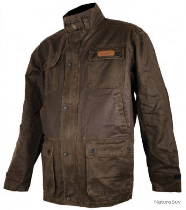 Veste de chasse Sologne façon cuir vieilli SOMLYS Vestes Veste de chasse chambord effet cuir Vêtements et