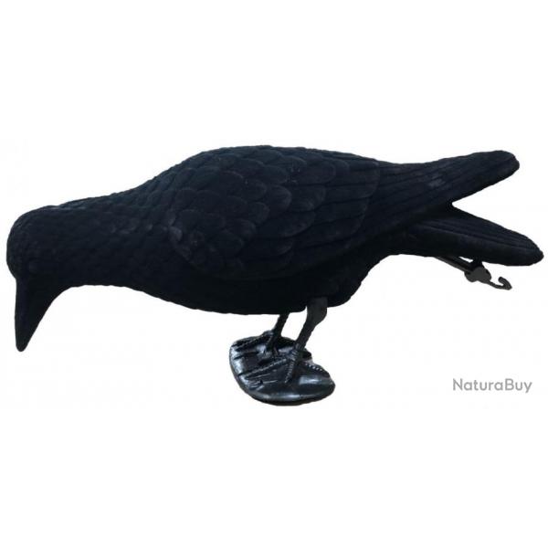 Appelant corbeau mangeur floqu avec pattes