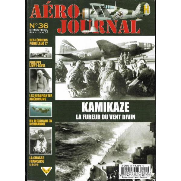 arojournal n 36 ancienne version , kamikaze, beaufighter amricains , heinkel he 170 en hongrie