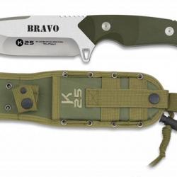 K25 32260 Bravo Couteau tactique, survie , bushcraft , militaire
