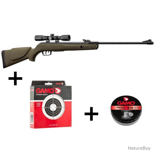 Pack Carabine Gamo Big Cat 1000E Barricade 19,90 Joules