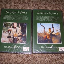 lot de 2 DVD de la série HUNTERS VIDEO : LIMPOPO SAFARI 1 & 2