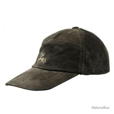 Casquette Verney-Carron cuir kaki taille unique - Chapeaux ...