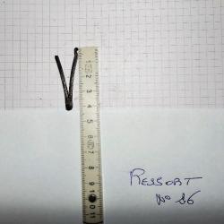 Ressort de pistolet &agrave; Percussion -Silex-Goutte d'eau n&deg;26