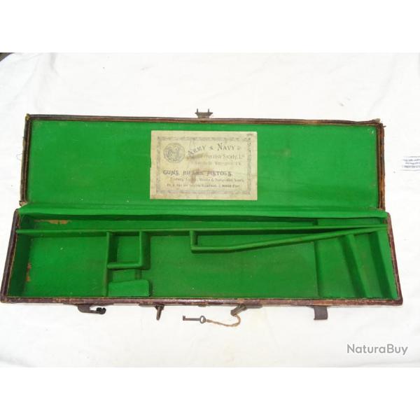ancienne valise pour un fusil anglais ( vers 1900  )