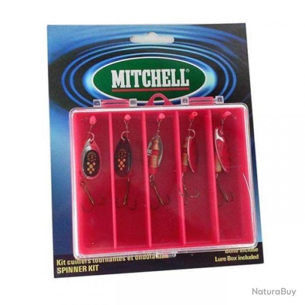 Kit de 5 Spinners - Cuilleres Mitchell - Cuillres