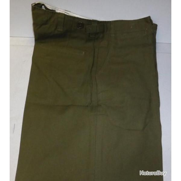 DESTOCKAGE : pantalon US Mle 43 " TROUSER FIELD COTTON OLIVE DRAB " WW2 militaria