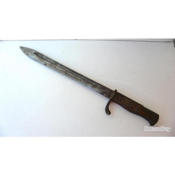 BAIONNETTE  ALLEMANDE  1914/18    "LANGUE DE CARPE"  OU MODLE 98-03      BEL TAT    Lg 50 cm