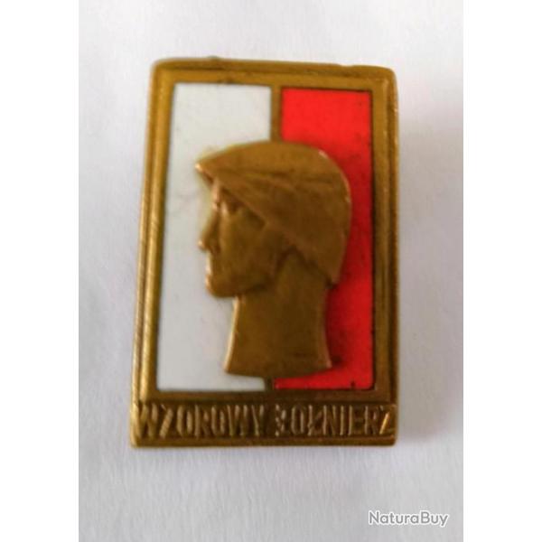 Insigne Pologne / Poland - Exemplary Soldier Wzorowy Zolnierz