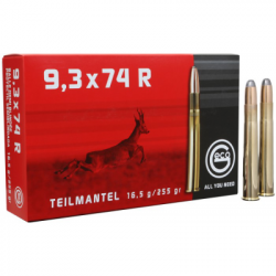 Boite de 20 munition Geco 9.3x74R TeilMantel 255 grains