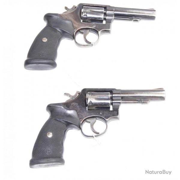 Revolver Smith &amp; Wesson 10-6 4 pouces  bronz&eacute; Calibre 38 SP