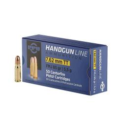 Boite de 50 munitions calibre 7.62x25 tokarev PPU