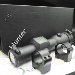 Aimpoint H34S 2 Moa, avec colliers fixes pour rail Weaver/ Picatinny de 21 mm