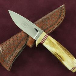 Couteau de chasse custom LLOYD THOMPSON "Pachi Style Skinner"