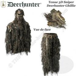 DEERHUNTER Ensemble Ghillie 3D Sniper camouflage Sneaky déstructurant avec gants 2XL/3XL