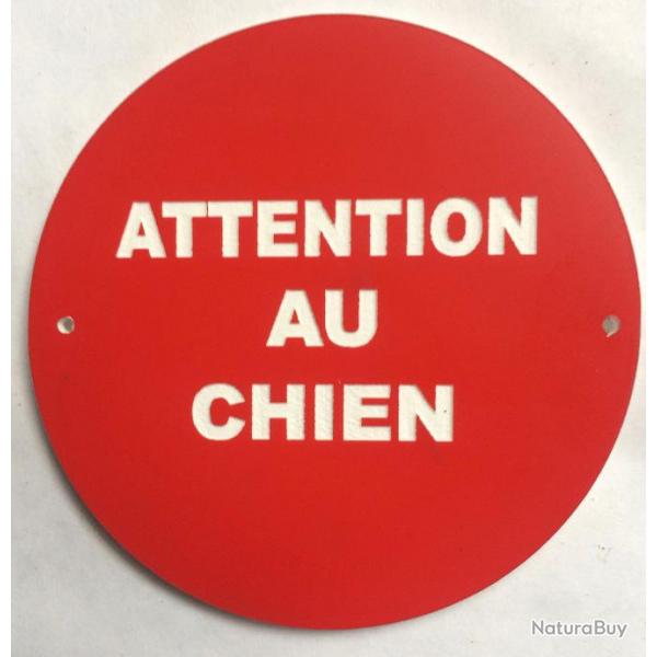 panneau "ATTENTION AU CHIEN"   200 mm signaltique