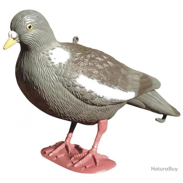 Pigeon en plastique sur pattes.