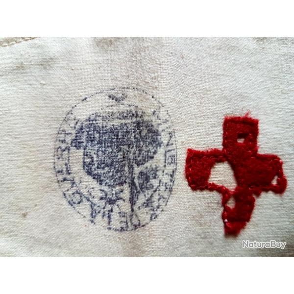 2 Brassards de la Croix Rouge US/FR - Original WW II