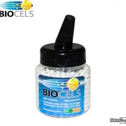 Billes airsoft 6 mm 0.20 g biodégradables Biocels - Verseur de 1000 billes