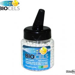 Billes airsoft 6 mm 0.23 g biodégradables Biocels - Verseur de 1000 billes