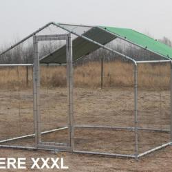 Voliere XXL 4x3x2,25m cage oiseau GEANTE volière de jardin chatière enclos chat cielterre-commerce