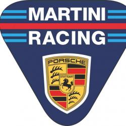 Autocollant sticker capot MARTINI RACING PORSCHE ( 911 935 VHC RALLYE CIRCUIT RS
