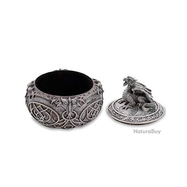 Boite ronde Dragon de 10 cm