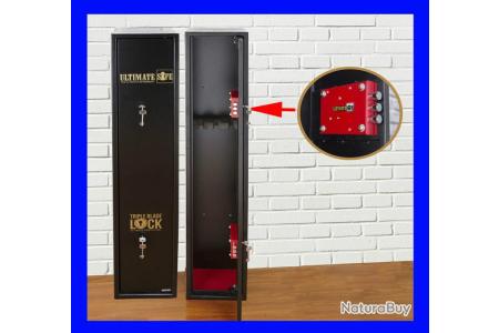 Coffre Fort Ultimate Safe Armoire A Fusils 3 Armes Chasse Tir Defense Securite Carabine Munition Coffres Forts Et Armoires Pour Armes Longues 5577017