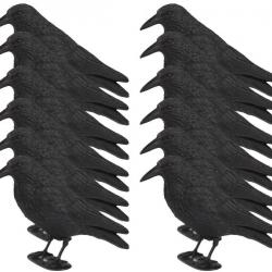 Pack 12 appelants corbeaux avec pattes