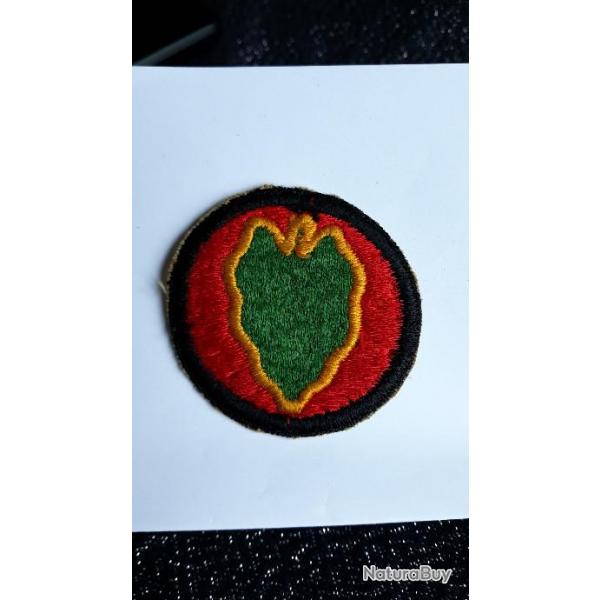 Patch arme us 24th INFANTRY DIVISION ww2  original