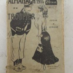 BRADE ! COLLECTION - Almanach du troupier pour l'année 1914 en BE