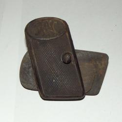 Paire de plaquettes de pistolet FN 1906 avec la vis